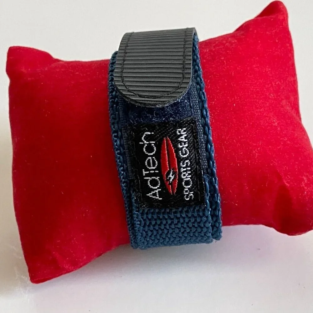 Unbranded Replacement Band Strap Nylon Blue Sport Adjustable Band Size 20-24mm